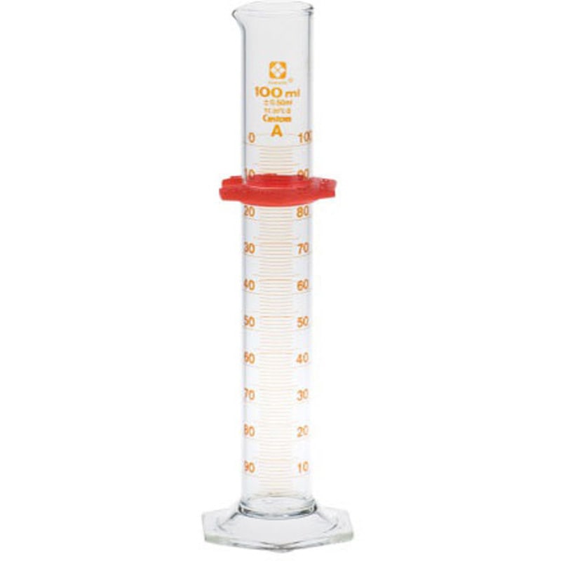 (一般校正) メスシリンダー カスタムA 校正証明書付 SIBATA(柴田科学) 100mL