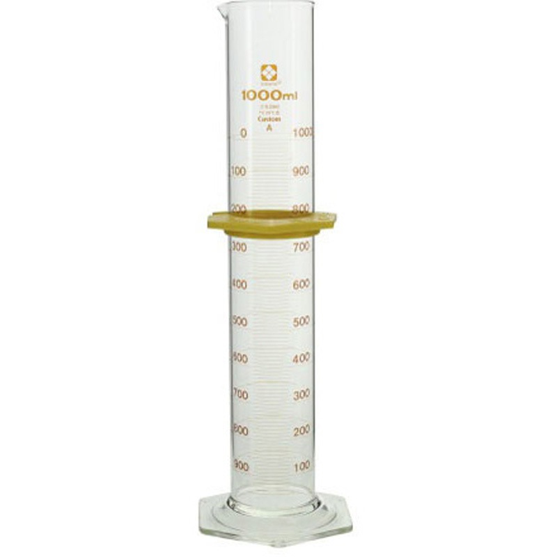 (一般校正) メスシリンダー カスタムA 校正証明書付 SIBATA(柴田科学) 1000mL