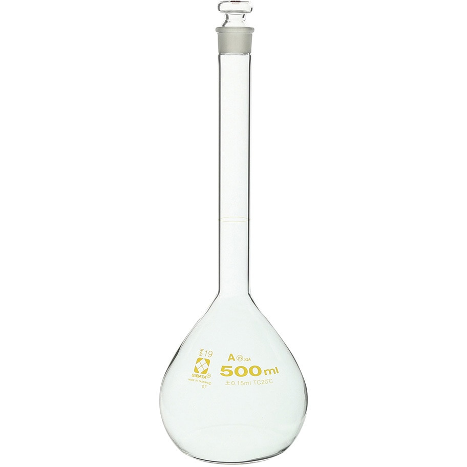 020060-500(一般校正(中国語)) メスフラスコ 全量フラスコ・スーパーグレード 透明 中国語版校正証明書付 020060シリーズ 1個 SIBATA(柴田科学) 【通販モノタロウ】 13,845円