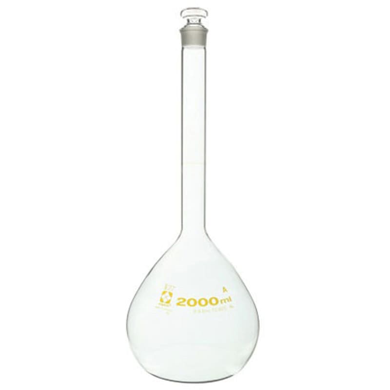 020060-2000(一般校正(中国語)) メスフラスコ 全量フラスコ・スーパーグレード 透明 中国語版校正証明書付 020060シリーズ 1個 SIBATA(柴田科学) 【通販モノタロウ】