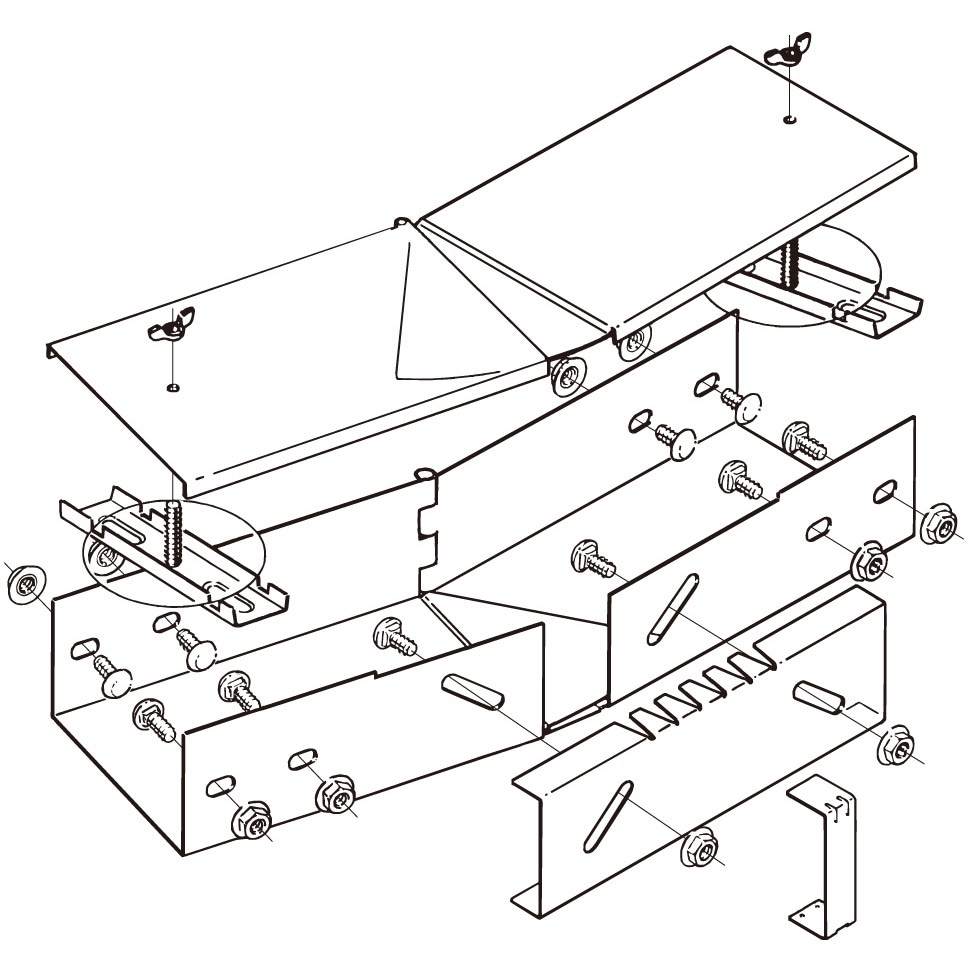 DP12HF ダクト(水平自在継ぎ金具) ネグロス電工 DP12用  1個