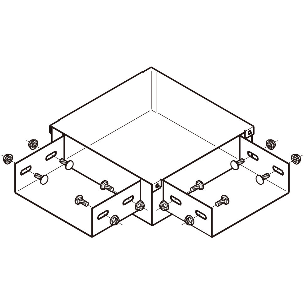 DB18L ダクト(ジャンクションボックス) ネグロス電工 DP18用  1個