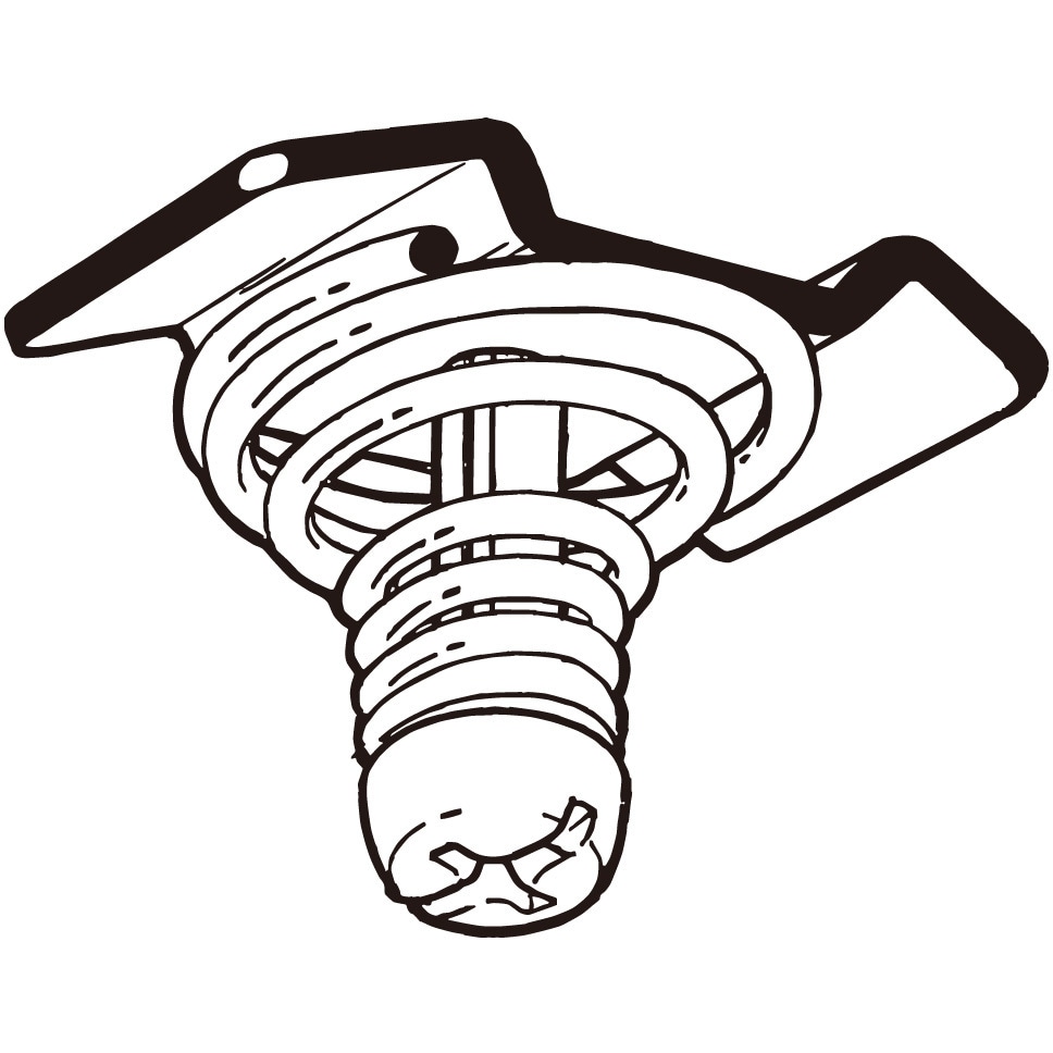 レースウェイ(開口下向き用器具取付金具)