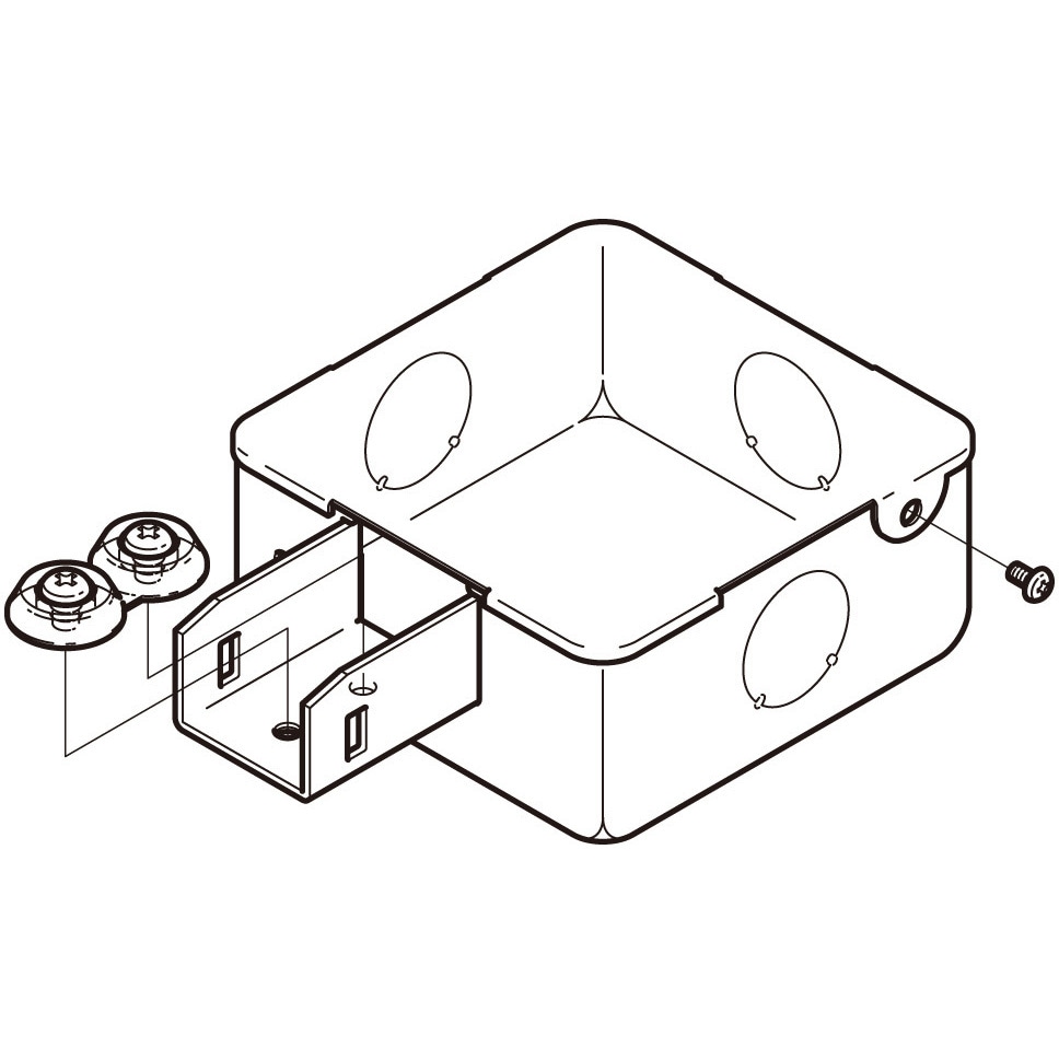 DB1E レースウェイ(ジャンクションボックス DP1用) 1個 ネグロス電工
