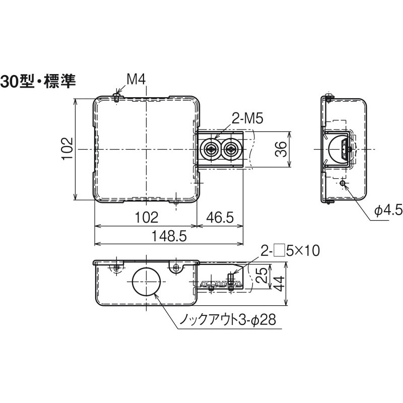 DB1E レースウェイ(ジャンクションボックス DP1用) 1個 ネグロス電工