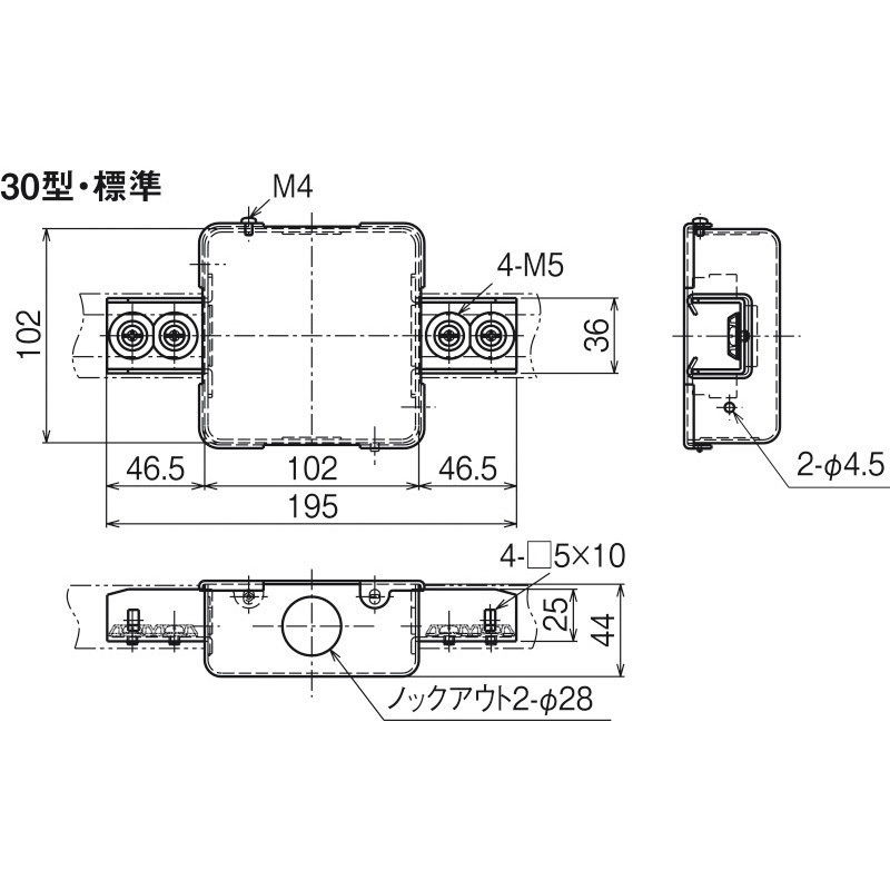 DB1SN レースウェイ(ジャンクションボックス DP1用) 1個 ネグロス電工