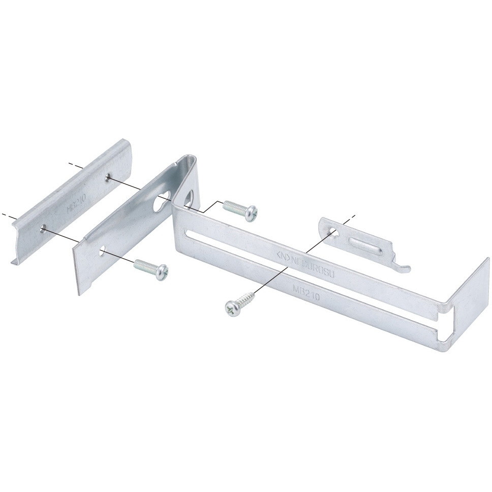 MB210 間仕切用ネグロック(アウトレットボックス用支持金具) ネグロス電工 1箱(20個) MB210