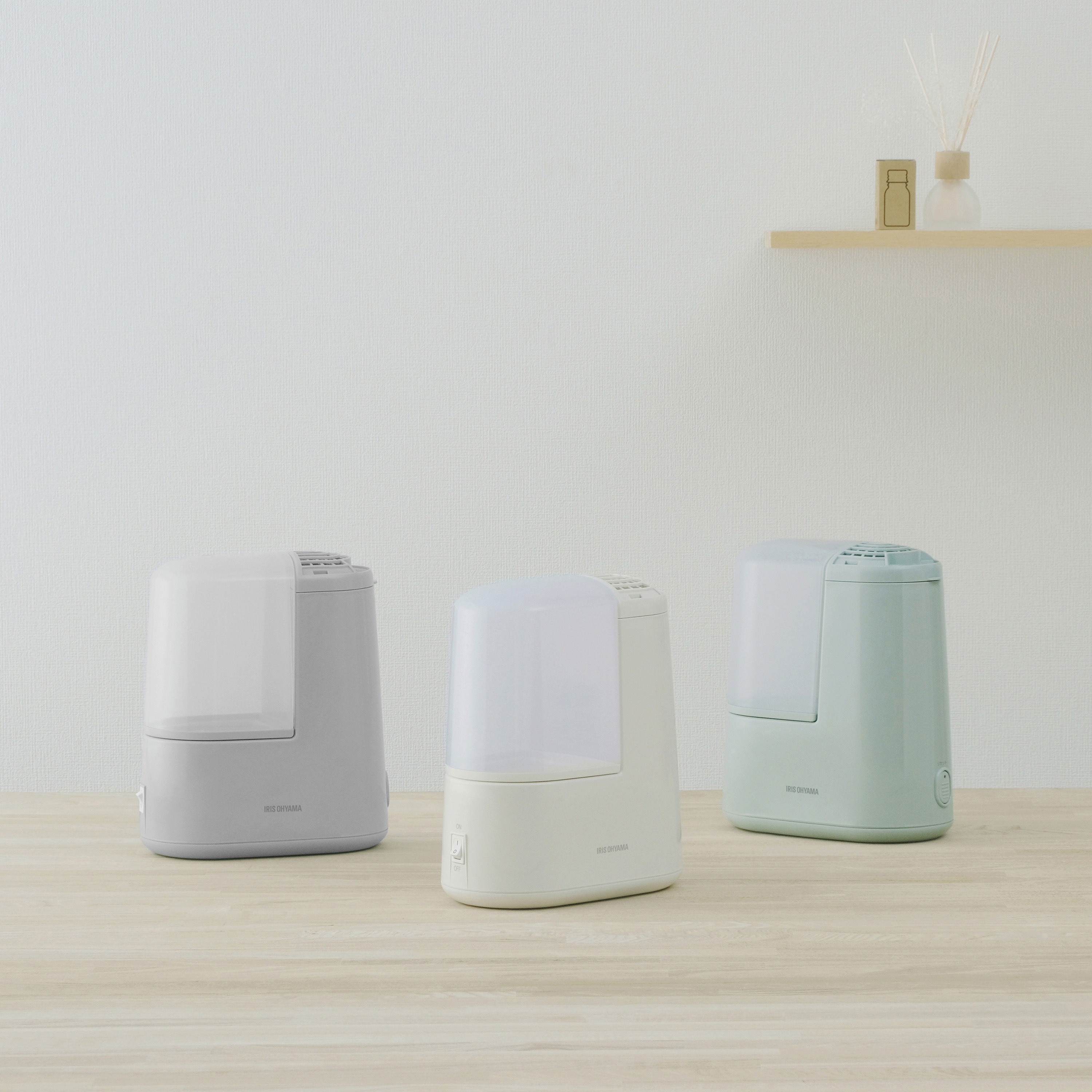 AHM-H12B-H スチーム式加湿器 120ml 1台 アイリスオーヤマ 【通販
