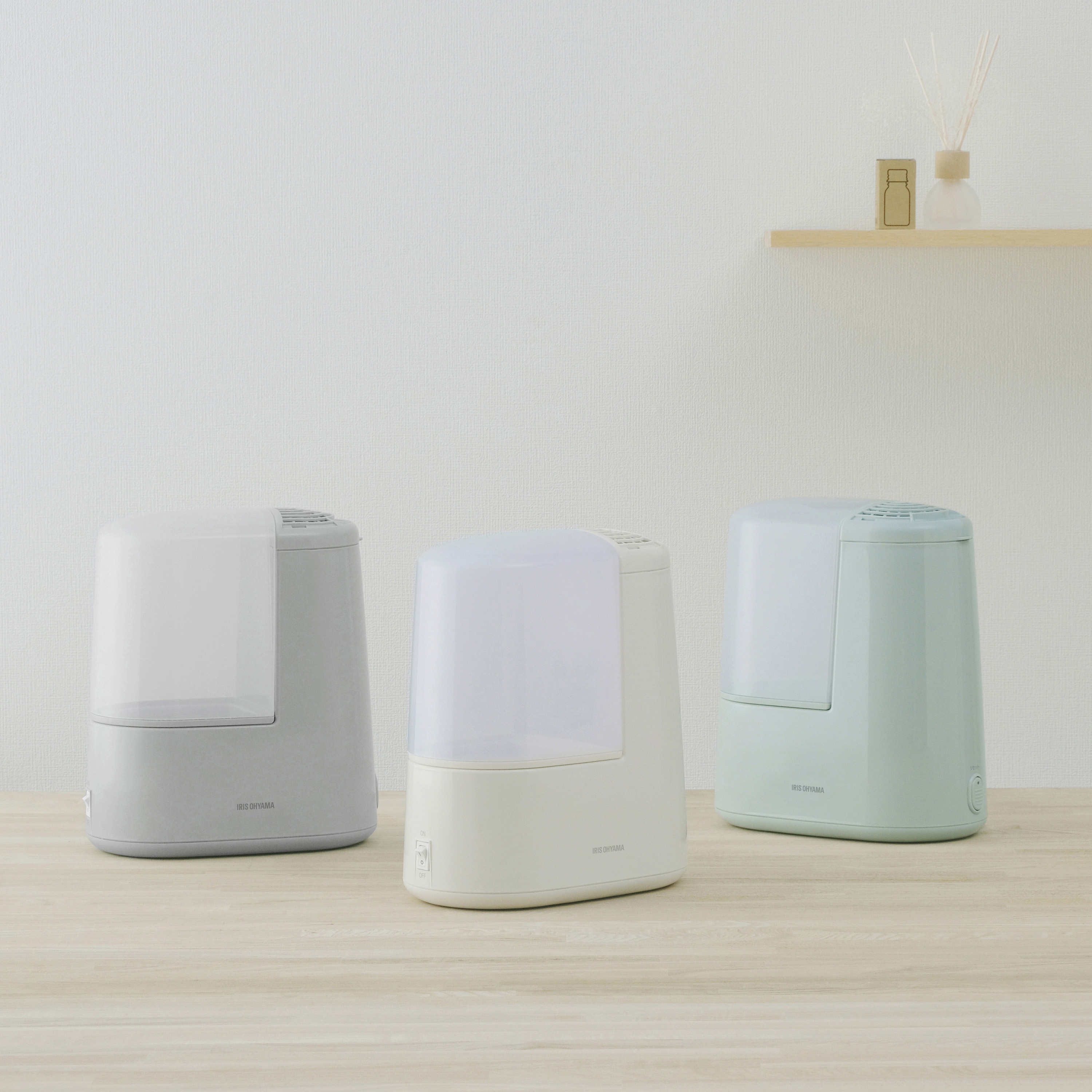 AHM-H26B-C スチーム式加湿器 260ml 1台 アイリスオーヤマ 【通販