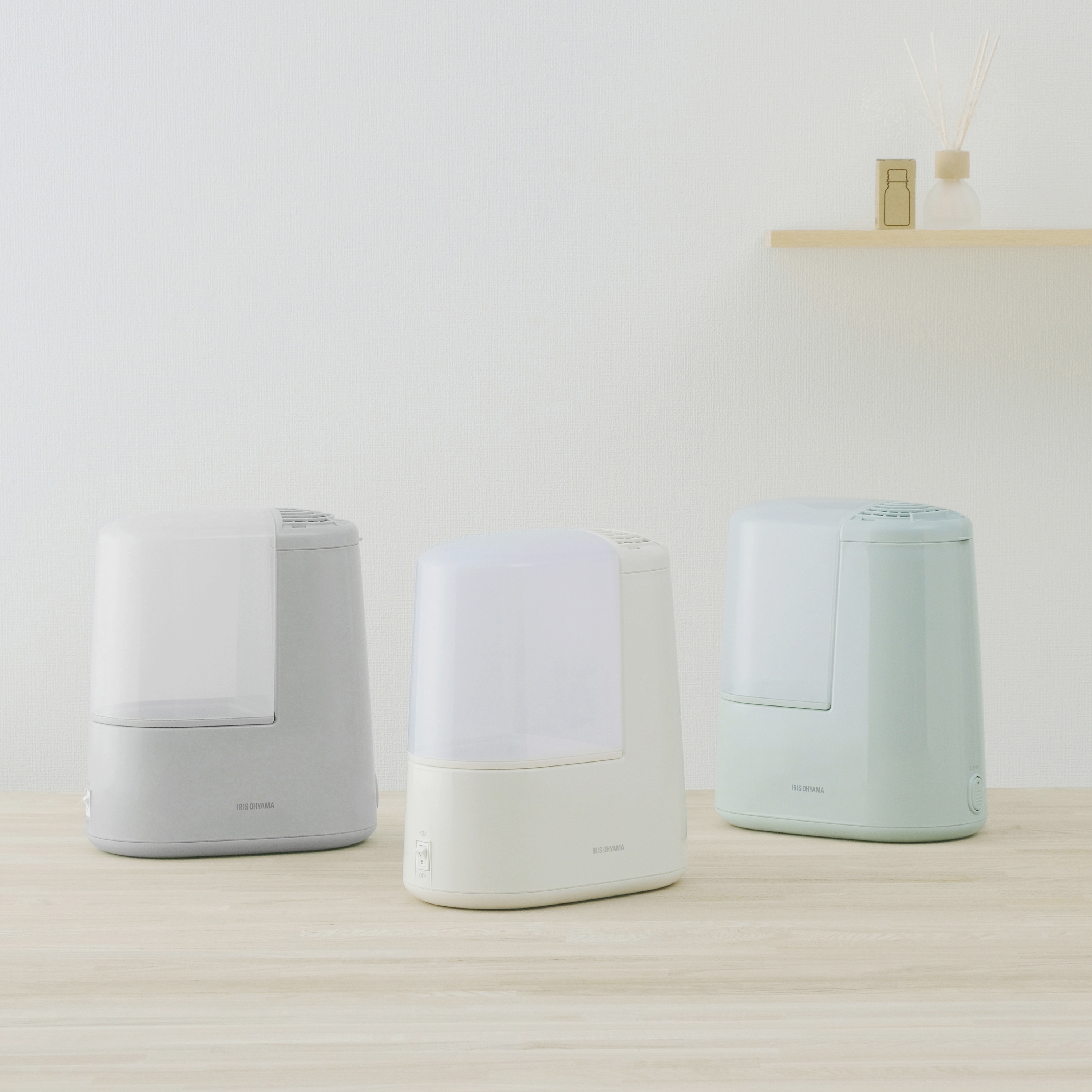 AHM-H26B-H スチーム式加湿器 260ml 1台 アイリスオーヤマ 【通販