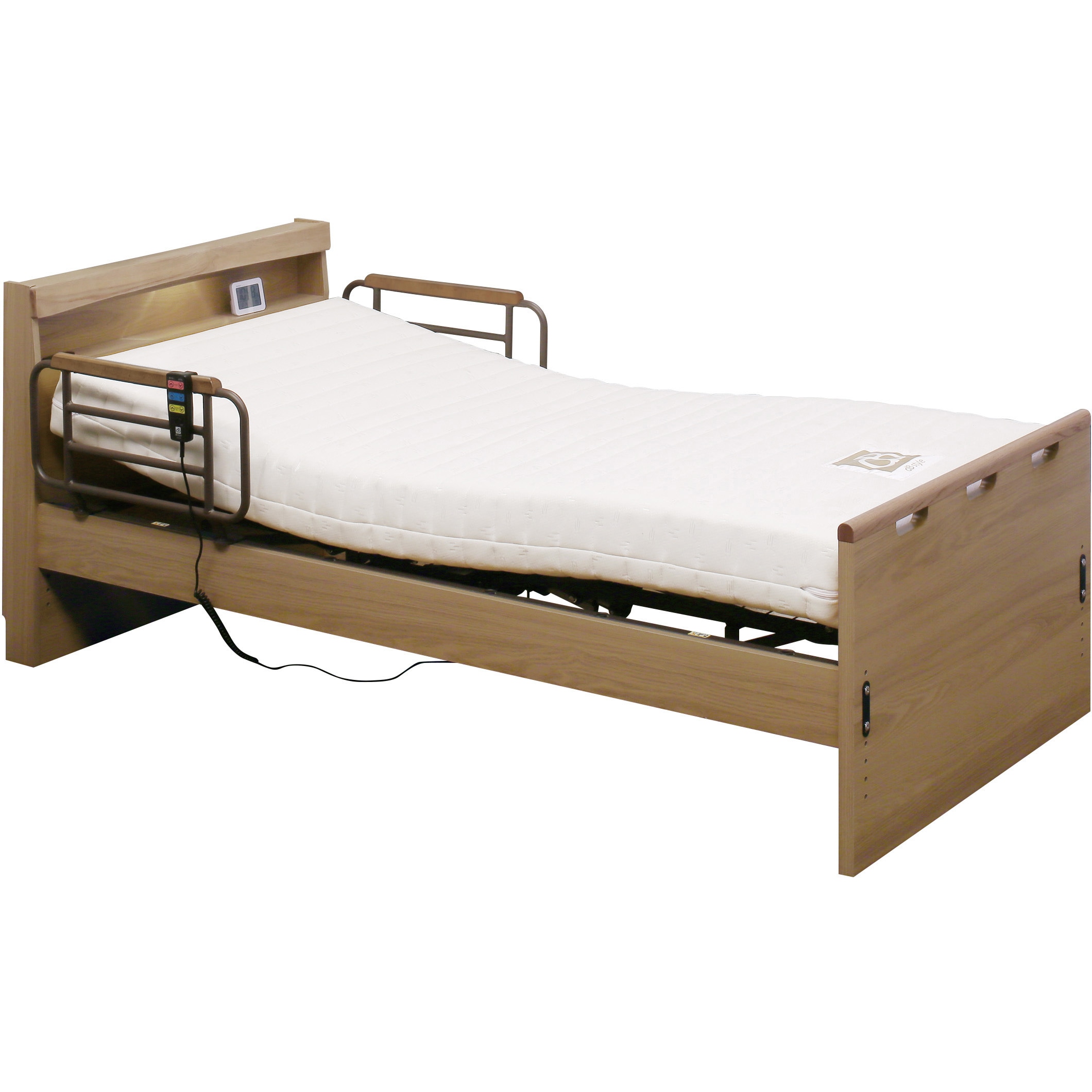 HMFB-7202JKSBR-MPC-17RSWH 電動ベッド・マットレス 大商産業 寸法98×212×85cm  HMFB-7202JKSBR-MPC-17RSWH