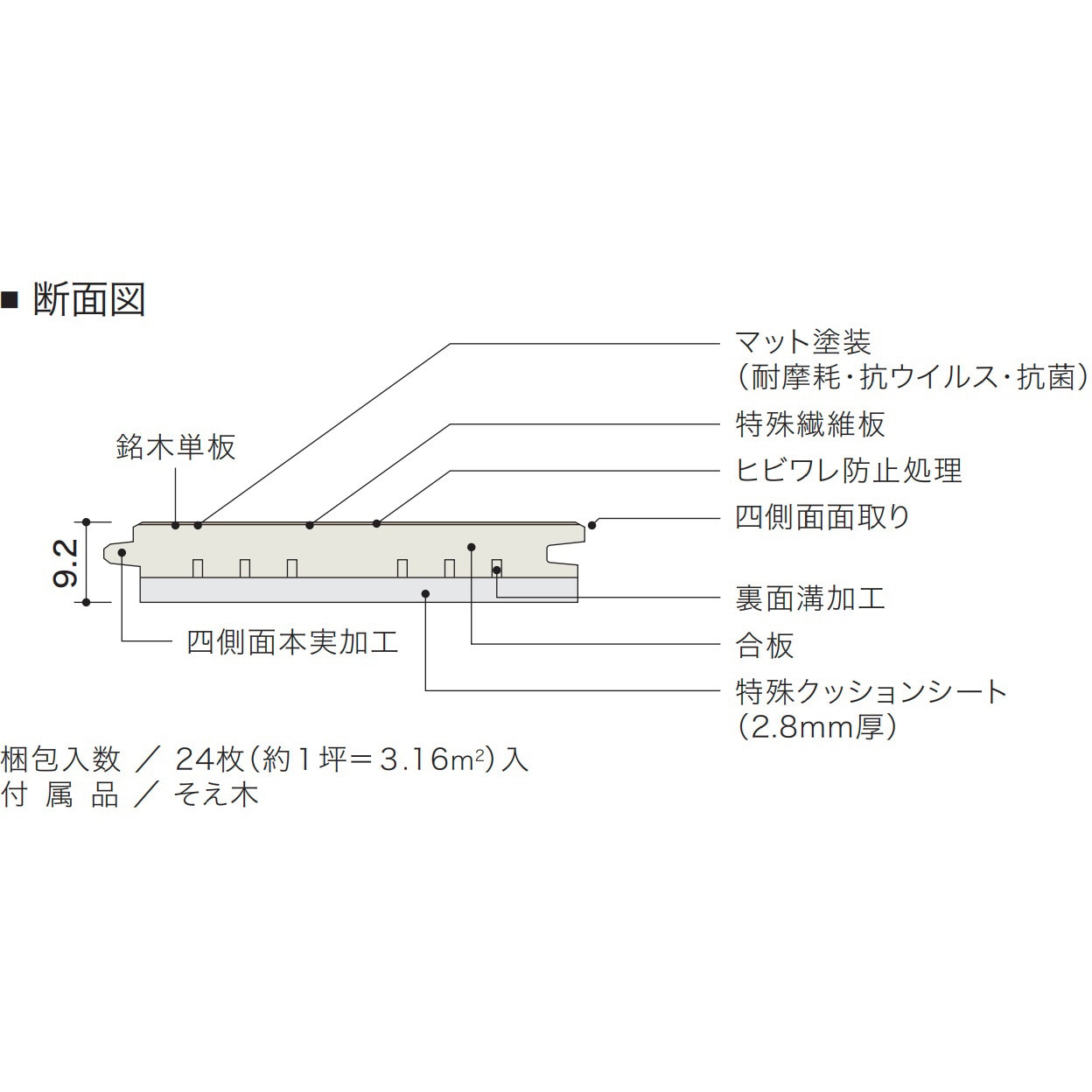 HUBW0017L4S ライブナチュラルMSX スマートハード145 朝日ウッドテック