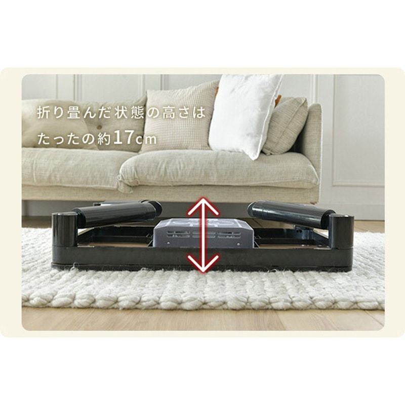 NCF80601BKBR+KYBKET8060GY カジュアル折りたたみ式こたつ&こたつ布団