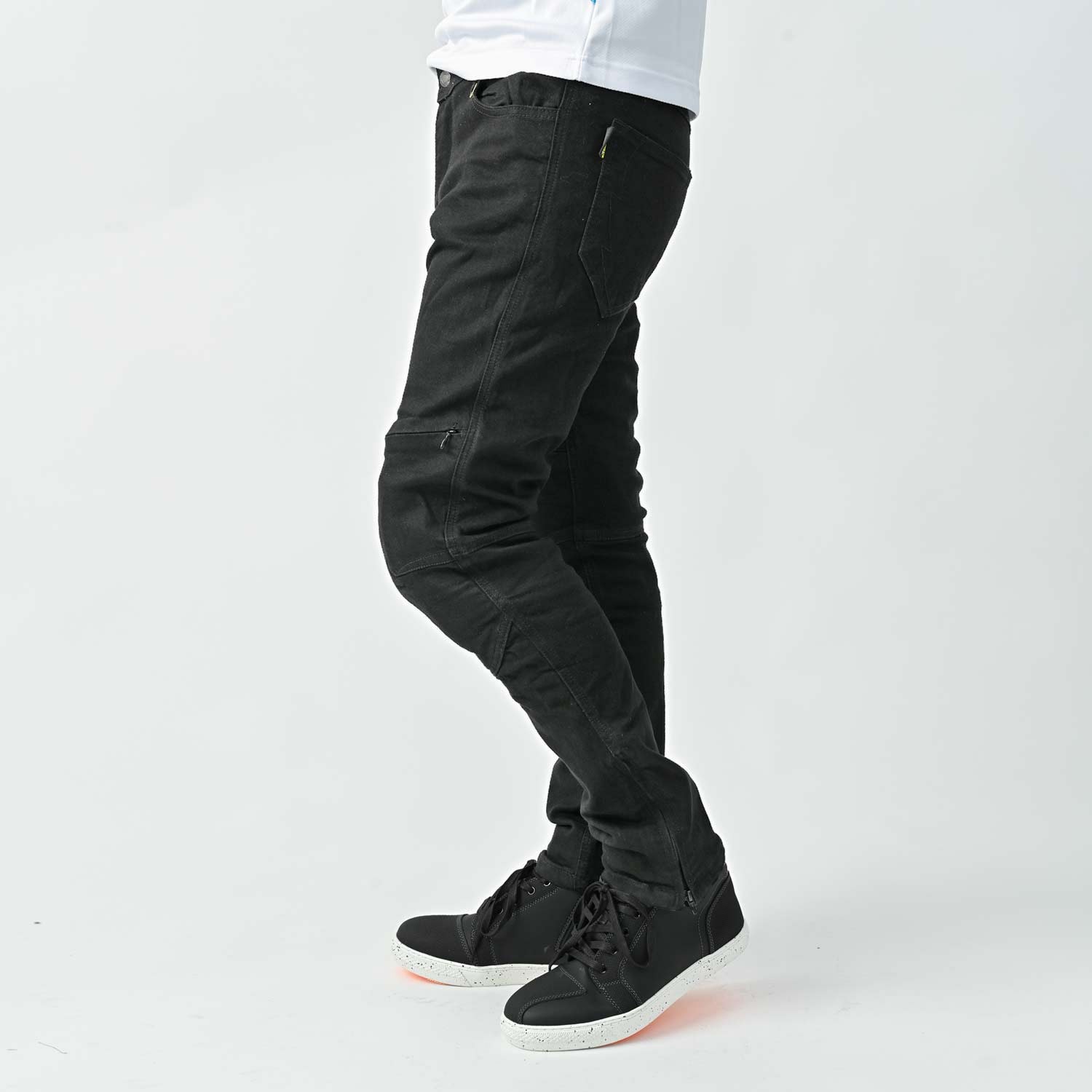 ELECTRIC ブラックパンツ 新品タグ付き RDB1002- BLACK-30×30 プロテクタ付き ケブラー バイク