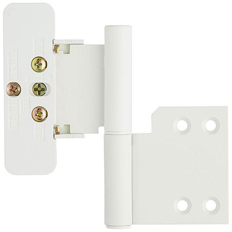 MP-DS22WL ドアクローザ用補強丁番 ノダ ホワイト色 L(左開き