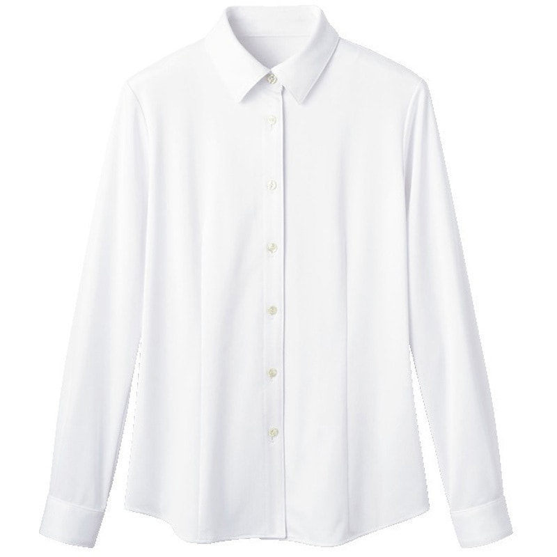 GBLL-1664-A6 ブラウス シャツ レディース 長袖 サーヴォ(旧:サンペックスイスト) ホワイト色 サイズ(号)9  GBLL-1664-A6