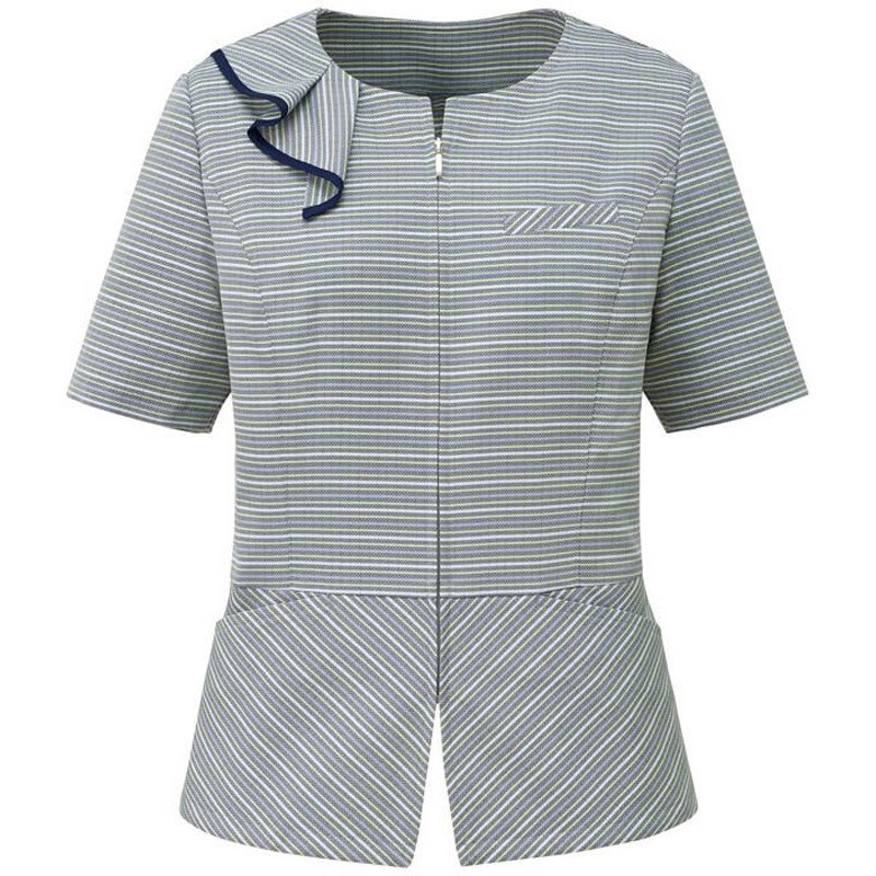 GOBL-1909-G1 [半袖]オーバーブラウス サーヴォ(旧:サンペックスイスト) 女性用 イエロー系色 サイズ(号)19  GOBL-1909-G1