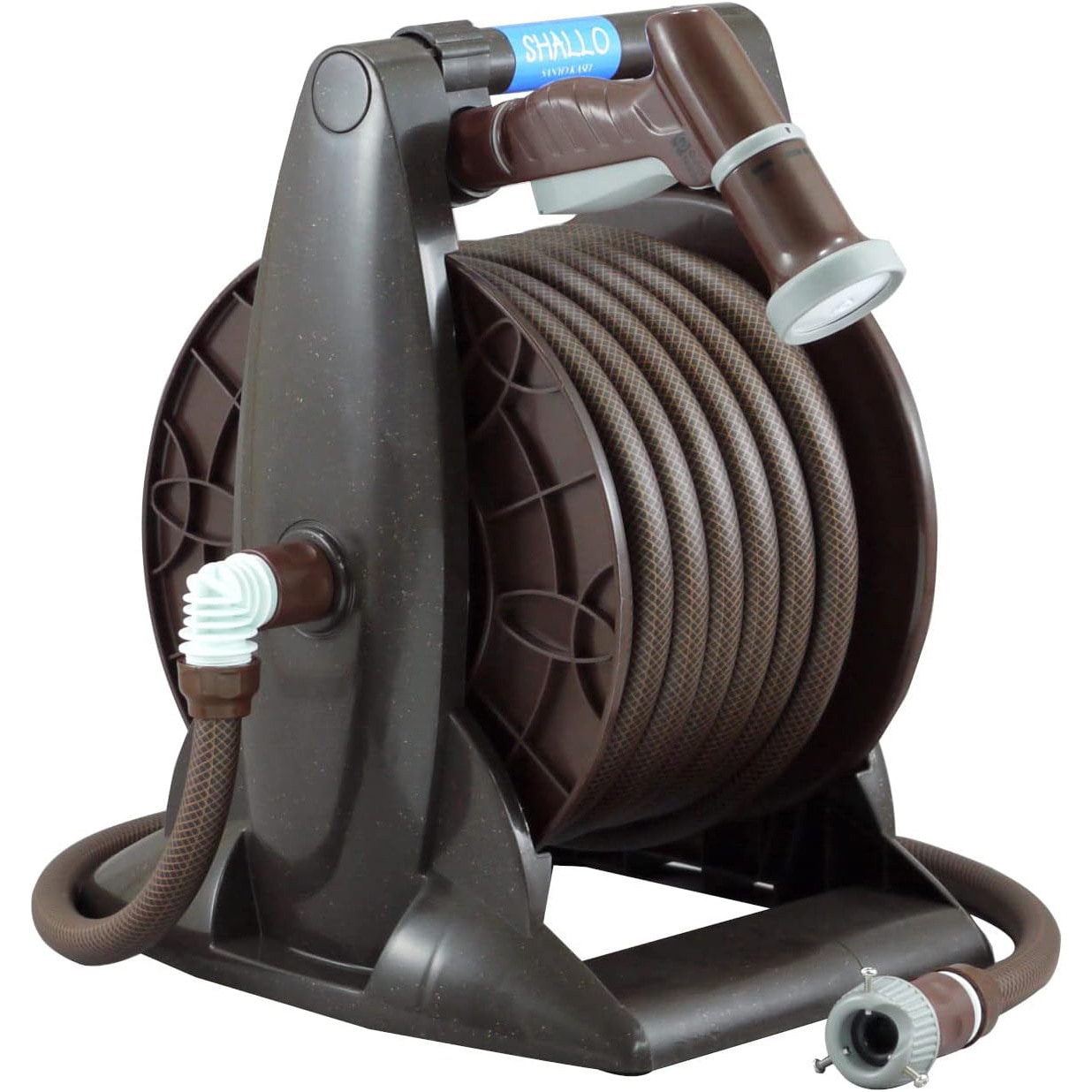 SB5-Q207R シャロ ブラウンリール 15x20m ブラウンメタリック 三洋化成 手動