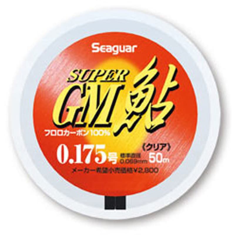 0.125号 シーガー スーパーGM鮎 50m巻 シーガー クリア 【通販モノタロウ】