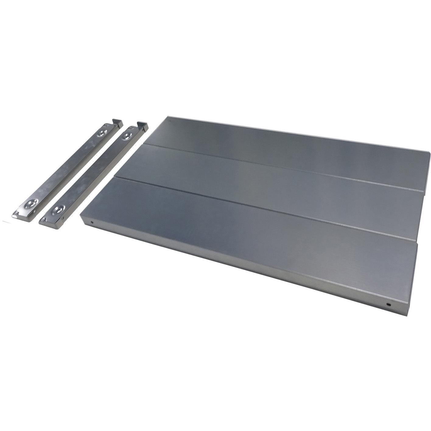 MB-1144R 高耐食性めっき中量棚(300kgタイプ/連結) サカエ グレー色 ボルトレス仕様 天地4段 高さ1800mm  MB-1144R