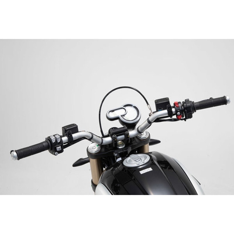GPS.22.895.10000/B GPS マウント ハンドルバー用. -ブラック- Ducati