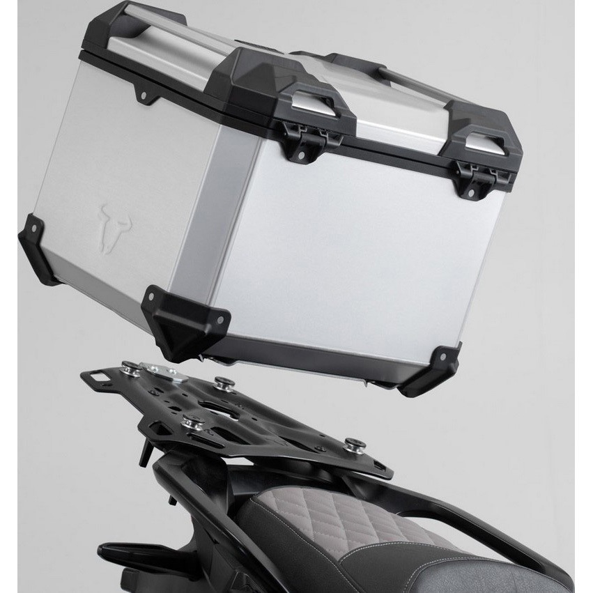 GPT.11.747.70001/S TRAX ADV トップケースシステム-シルバー-Triumph Tiger 800 models (10-). 1個 SW-MOTECH (エスダブリューモテック) 【通販モノタロウ】