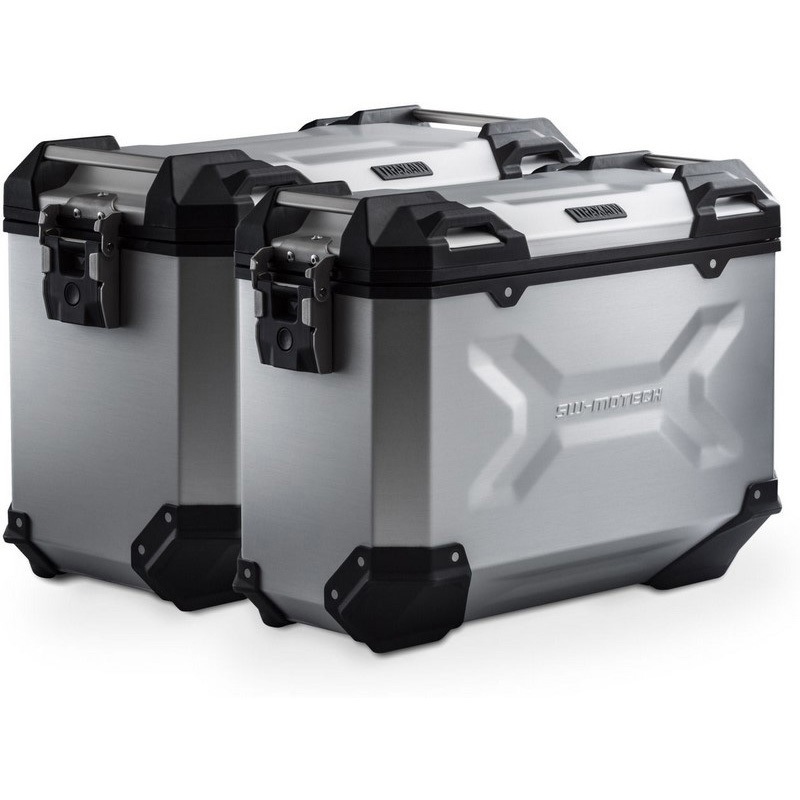 KFT.01.622.70001/S TRAX ADV アルミ ケースシステム-シルバー-45/37 l. CRF1000L Africa Twin (15-17).  KFT.01.622.700 1個 SW-MOTECH (エスダブリューモテック) 【通販モノタロウ】
