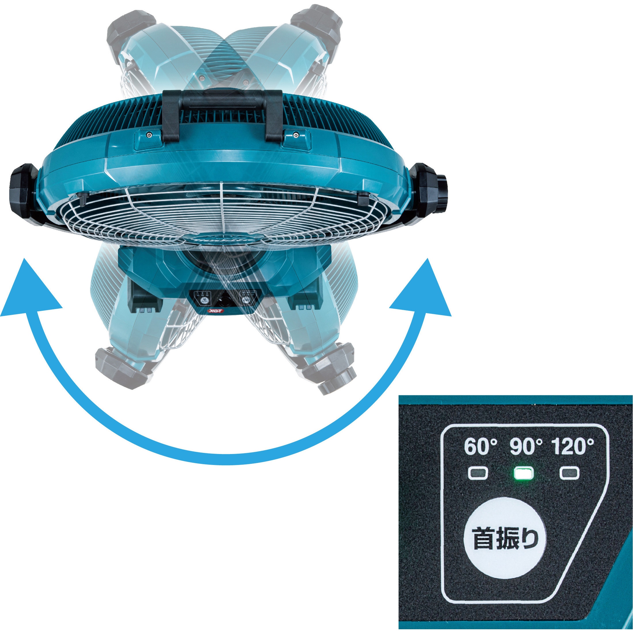 CF003GZ 充電式産業扇 1台 マキタ 【通販モノタロウ】