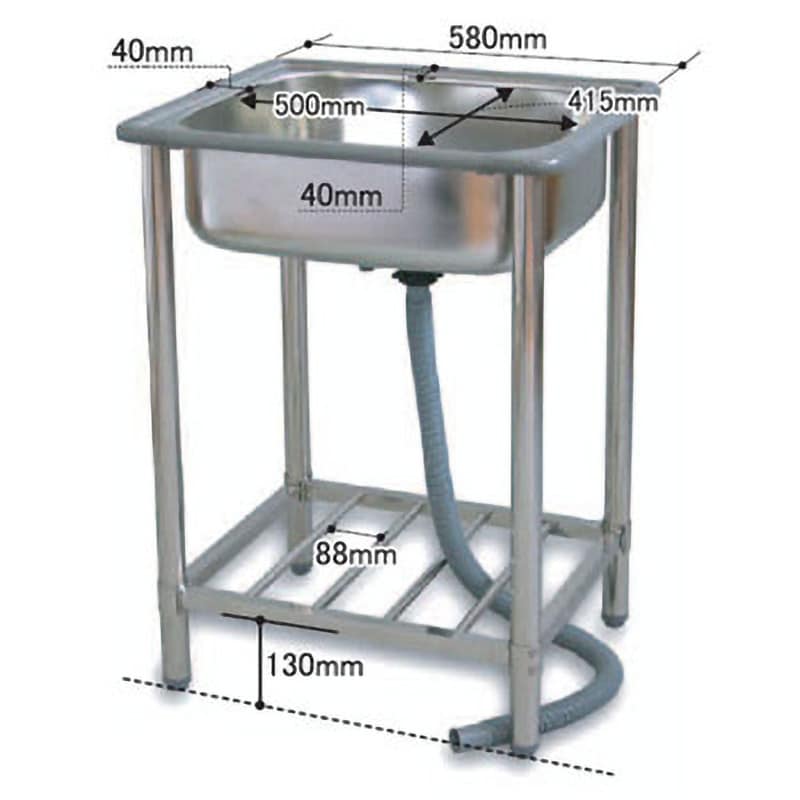 ST-S2 屋外用ステンレス流し台 1台 JEJアステージ 【通販モノタロウ】
