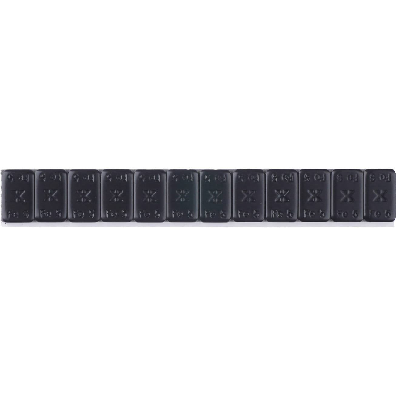チップトップ 貼付けウェイト 鉄製 ブラック 1箱 (3kg/5g刻み=60g×50本)【品番：TX-607C】