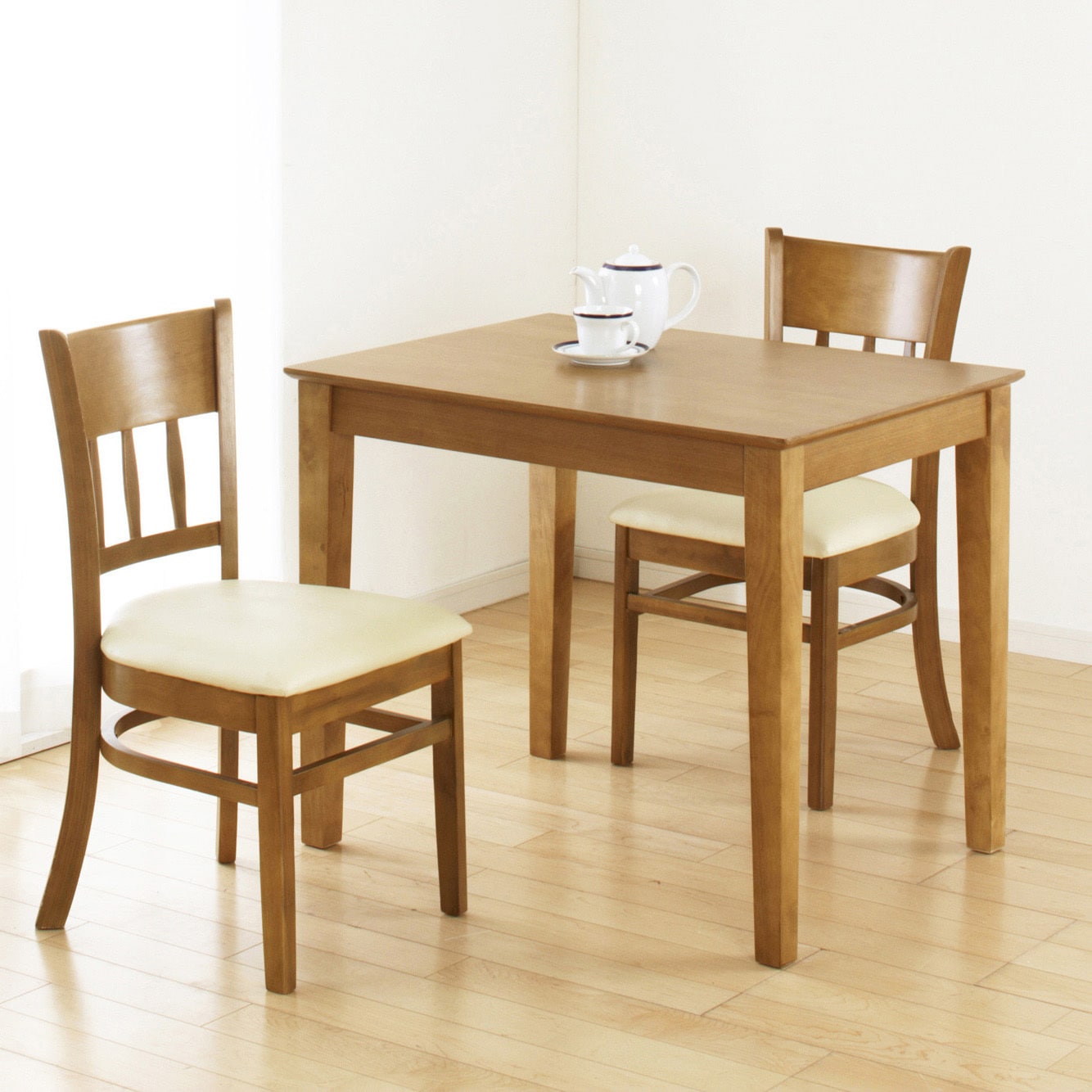 クロシオ ダイニングチェアー 2脚組 マーチ ライトブラウン 椅子 イス 木製 4954877041191 クロシオ ダイニングチェアー2脚組マーチライトブラウン