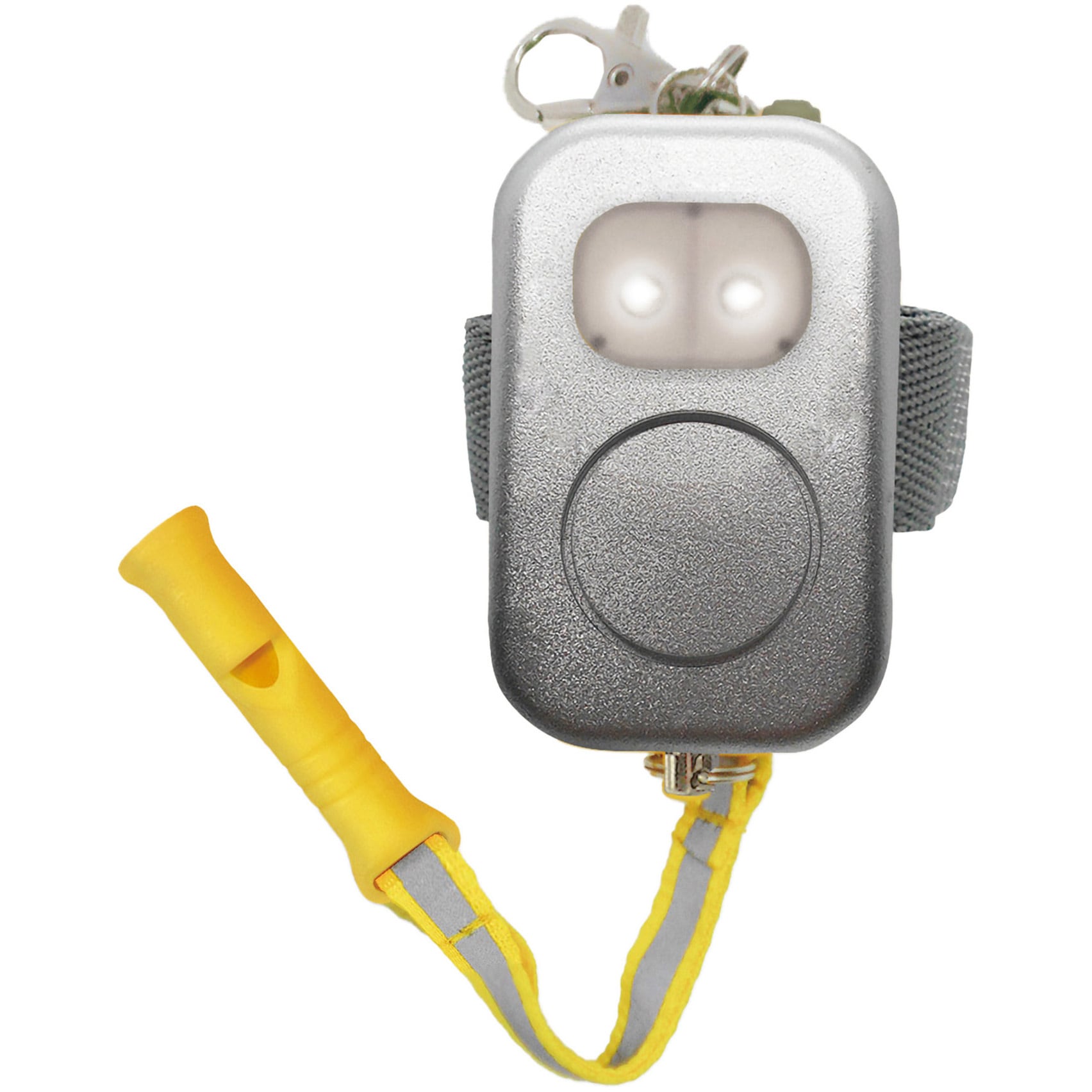 めーぶろ MR-2000-S みまもり防犯ブザー LEDライト付 あすまる シルバー色
