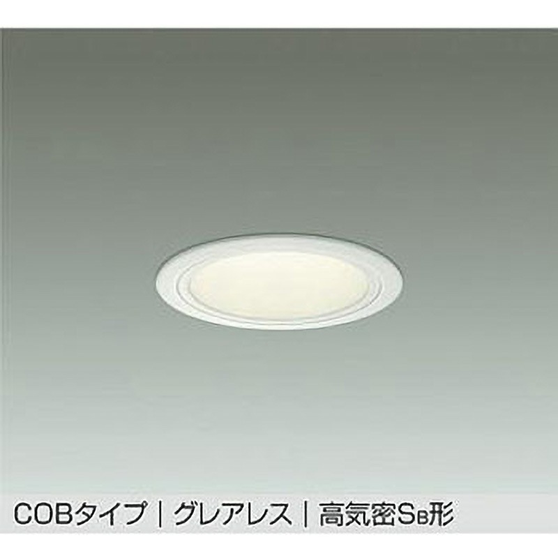 DDL-5546AWG LEDダウンライト DAIKO(大光電機) Ra83 3500K 温白色 従来光源:白熱灯200W相当 配光角度40° 埋込穴Φ100mm寸法Φ112mm  DDL-5546AWG