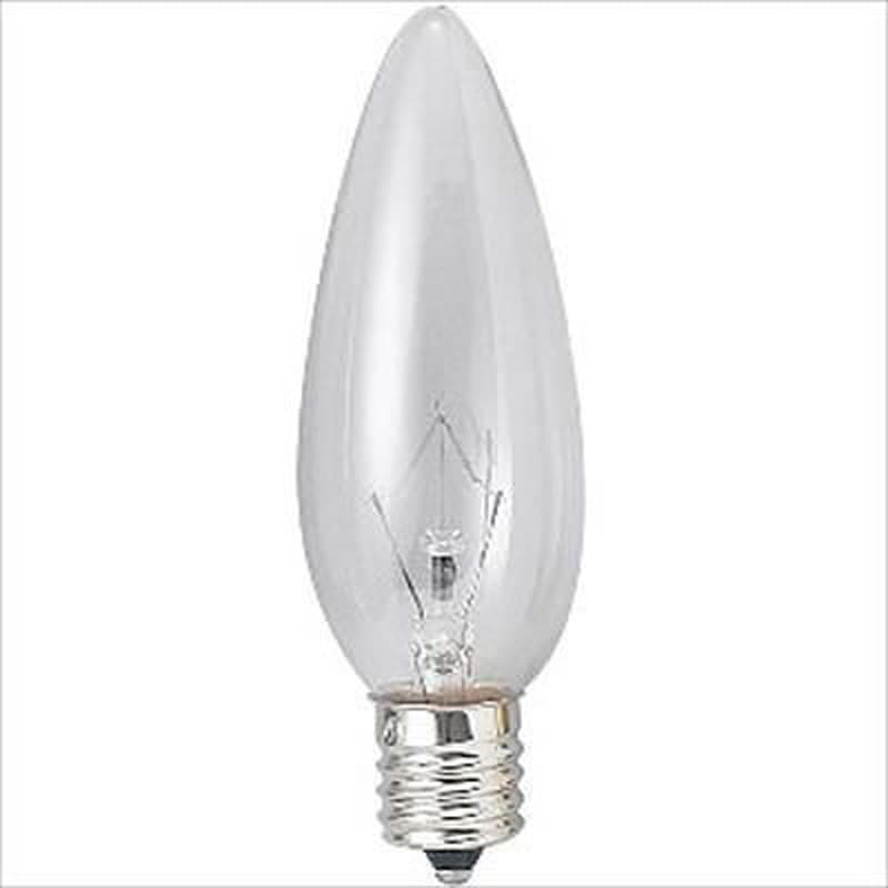 C32E14100110V25WC シャンデリア球25W 旭光電機工業 口金E14