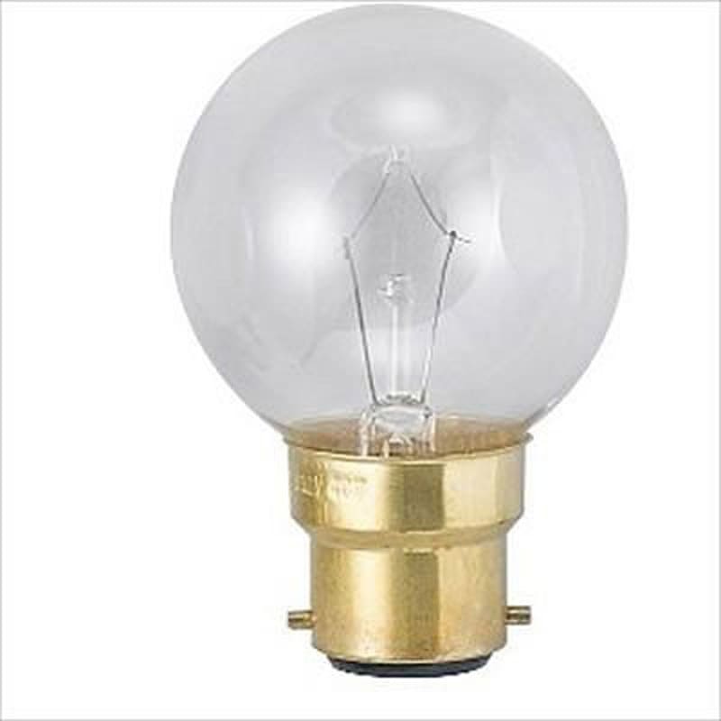 G40B22D110V25WC ボールランプG40 25W 旭光電機工業 口金B22D クリア色