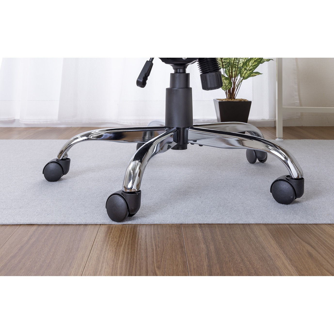 KX-80 おくだけ吸着デスク足元マット ロング160×90cm サンコー[日用品