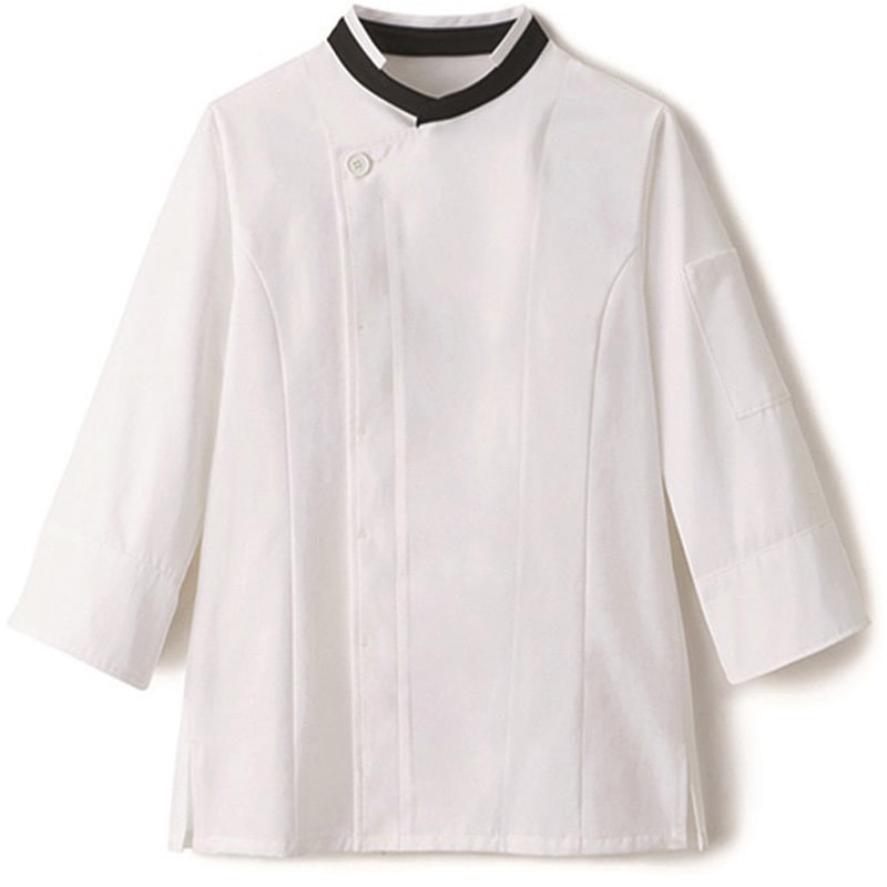 SJAU-1812-A9 長袖ショップコート(ポプリン) サーヴォ(旧:サンペックスイスト) 男女兼用 オフホワイト色 サイズSS  SJAU-1812-A9