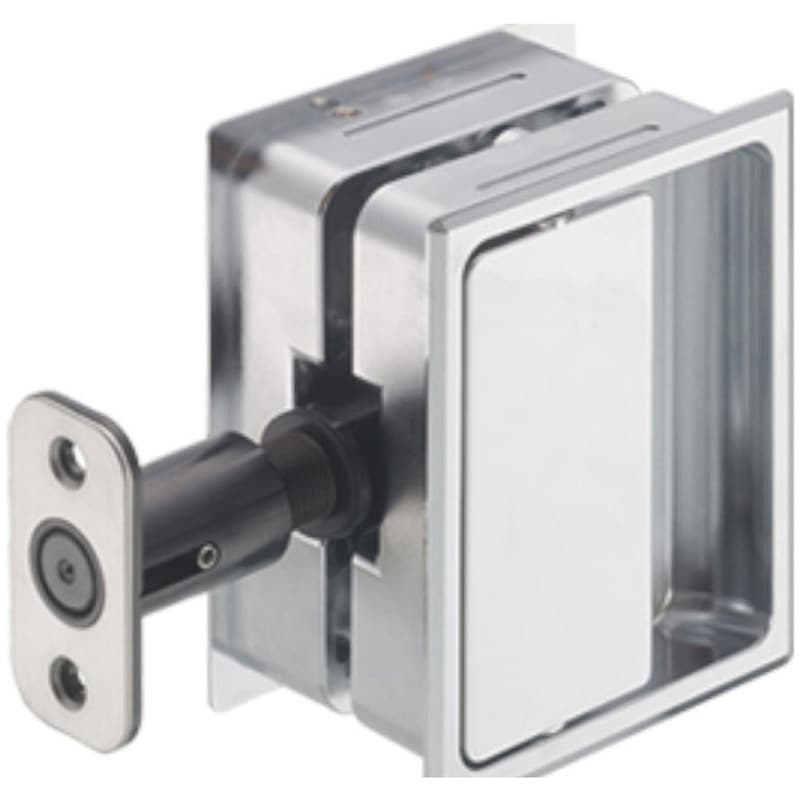 本体FH-100(クロームメッキ) フラットハンドル表示錠(ストライク別売り) アトムリビンテック クロームメッキ  1個