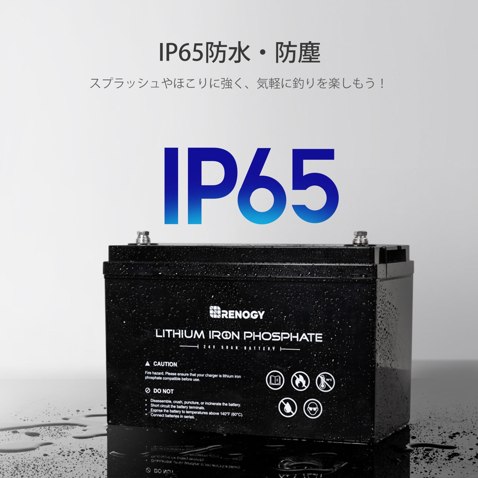 RBT2450LFP-G1-JP リン酸鉄リチウムイオンバッテリー 1個 RENOGY JAPAN