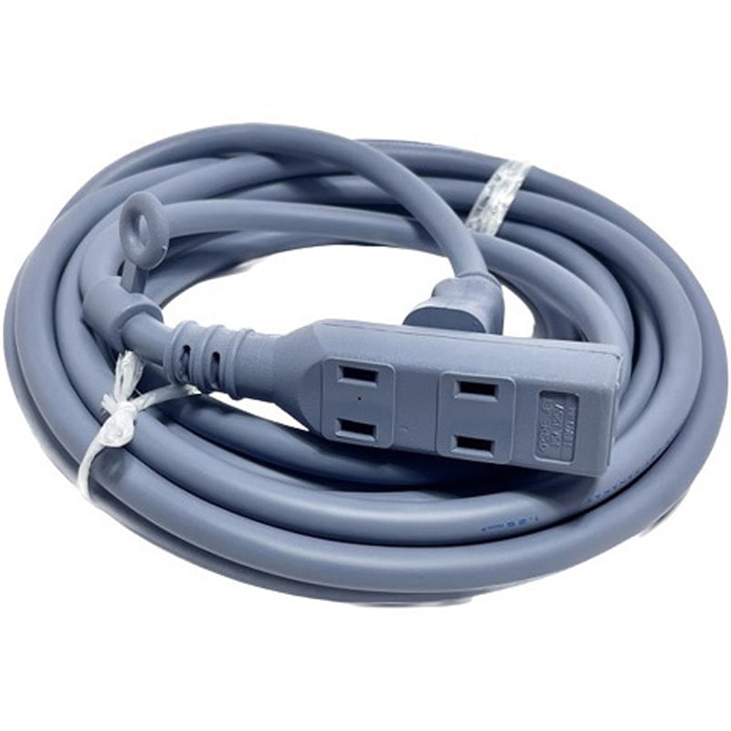 JE-1505-GB アースカラー延長コード フジマック 4口 グレイッシュ