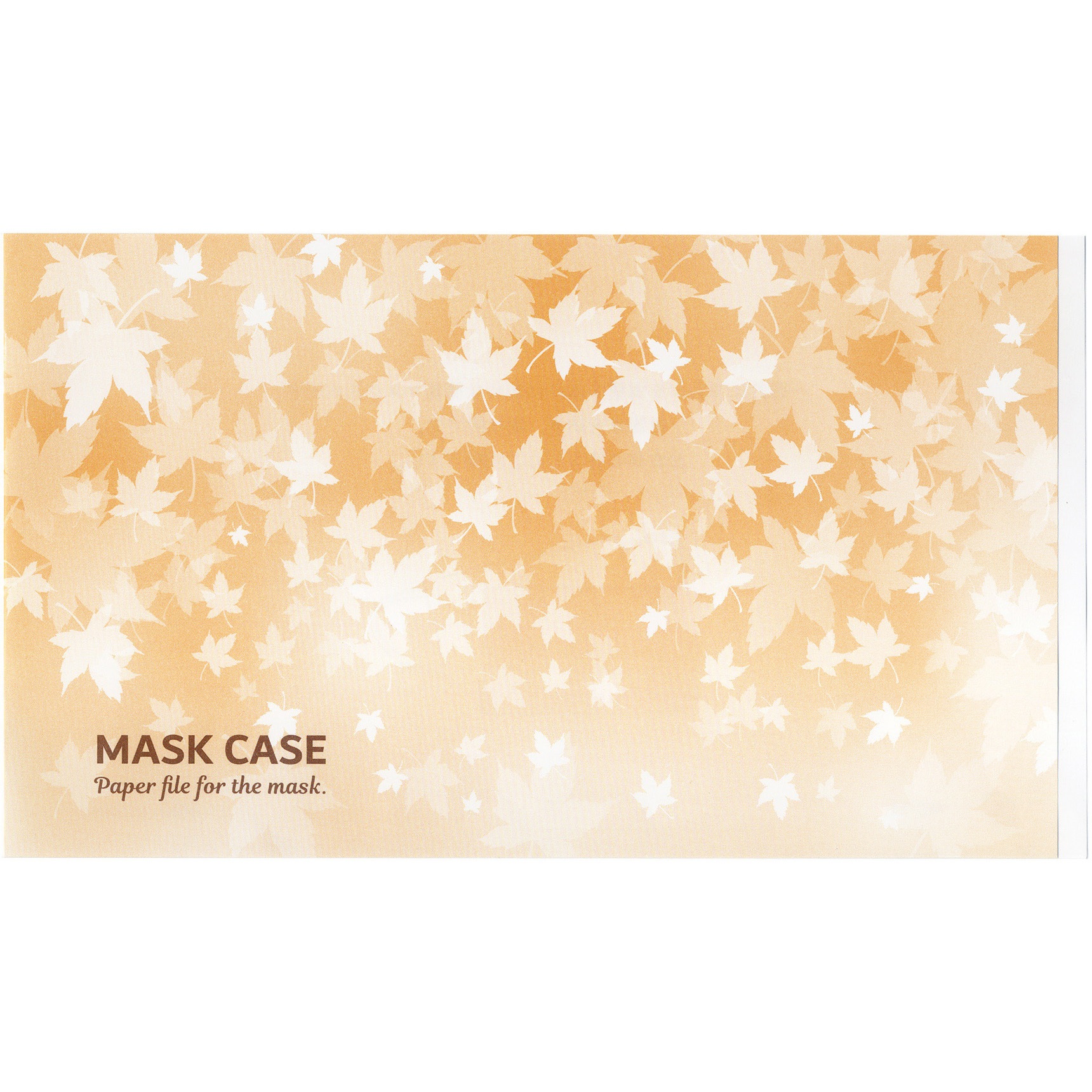 MC-11 マスクケース 秋 200枚入り 九州紙工 オレンジ色 MC-11 - 【通販