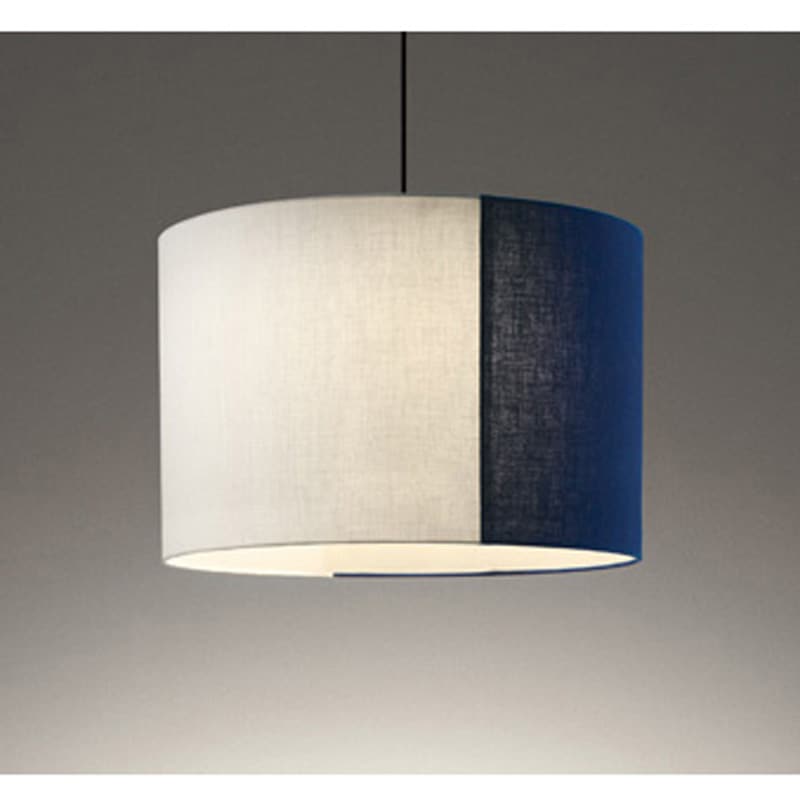 OP252961LR オーデリック 高演色LED 和照明 ベンダントライト 藍染 ODELIC(オーデリック) 引っ掛けシーリング取付 コード収納フリンジ付 電球色 ツートーンデザイン 2700K   OP252961LR