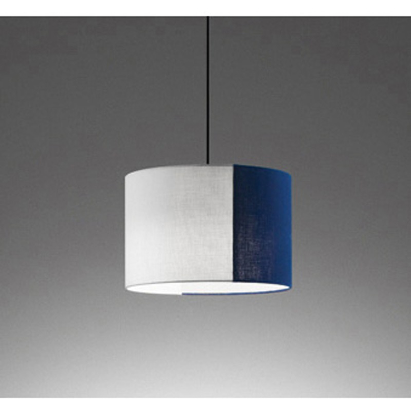 OP252962WR オーデリック 高演色LED 和照明 ベンダントライト 藍染 ODELIC(オーデリック) 引っ掛けシーリング取付 コード収納フリンジ付 温白色 ツートーンデザイン 3500K   OP252962WR