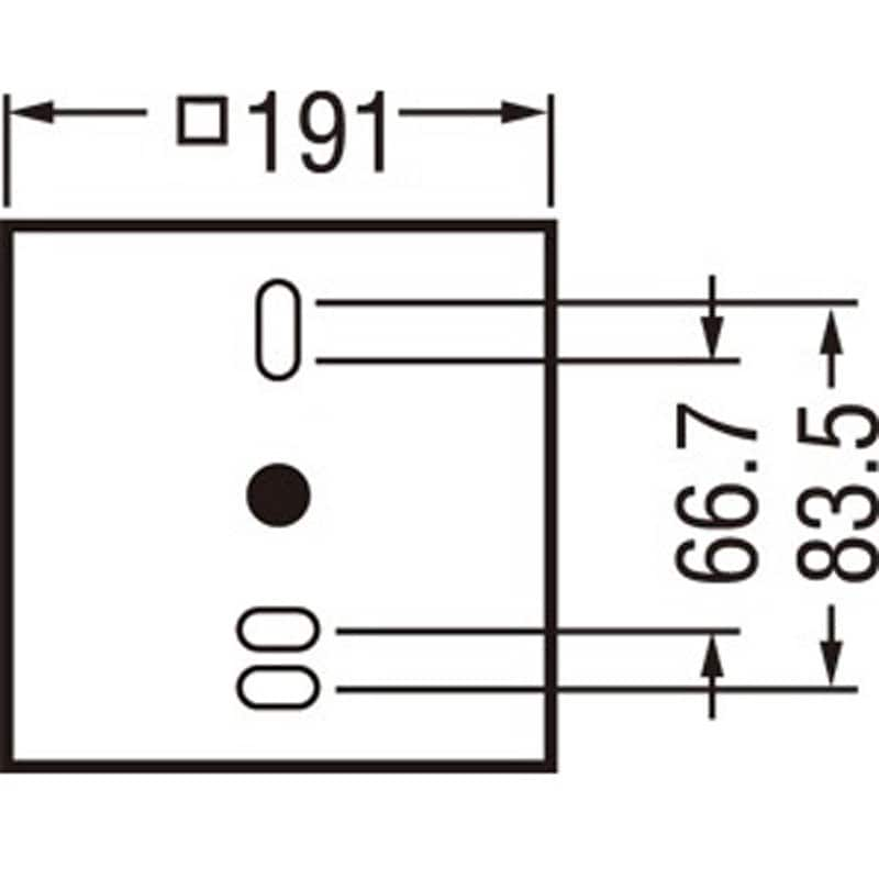 OG254980LCR オーデリック 高演色LED エクステリア ポーチライト 別売人検知カメラ・センサー対応 オーデリック(ODELIC) 電球色  幅□220mm OG254980LCR - 【通販モノタロウ】