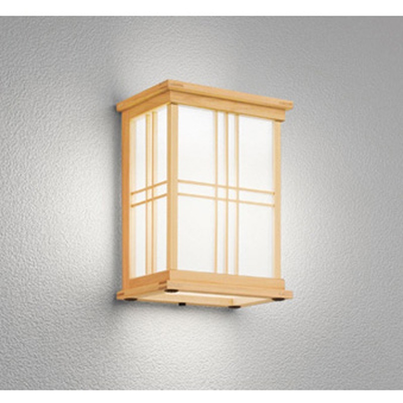 OG264138NR オーデリック 高演色LED エクステリア ポーチライト 和風玄関灯 ODELIC(オーデリック) 昼白色 種別LED電球フラット形5W(GX53-1)No.295GN 幅217mm  OG264138NR