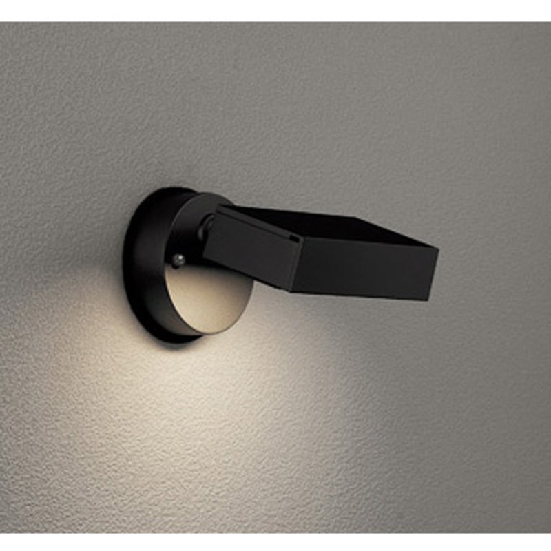 βオーデリック/ODELIC スポットライト LED一体型 非調光 温白色 マットブラック スプレッド配光 レール取付専用 βオーデリック⁄ODELICエクステリア スポットライト LED一体型 電球色