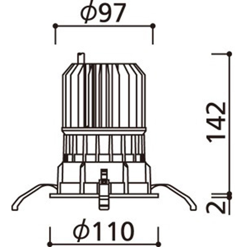XD703211 オーデリック LED ベースダウンライト ミニマム 反射板タイプ