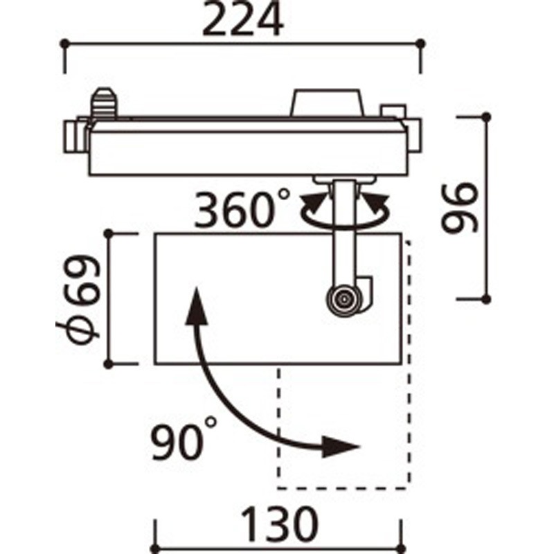 XS513111C1 オーデリック LED スポットライト タンブラー ODELIC