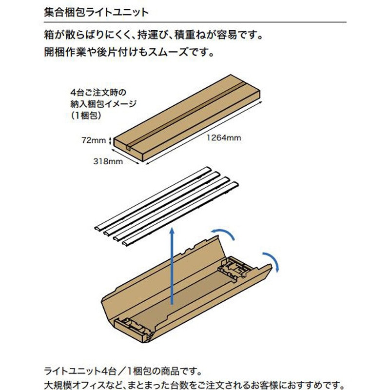 三菱 EL-LU43033N+EL-LU45033Nライトバーのみ 4台セット 三菱 [法人限定] EL-LU47033N VCTZ ※受注品 LEDベースライト