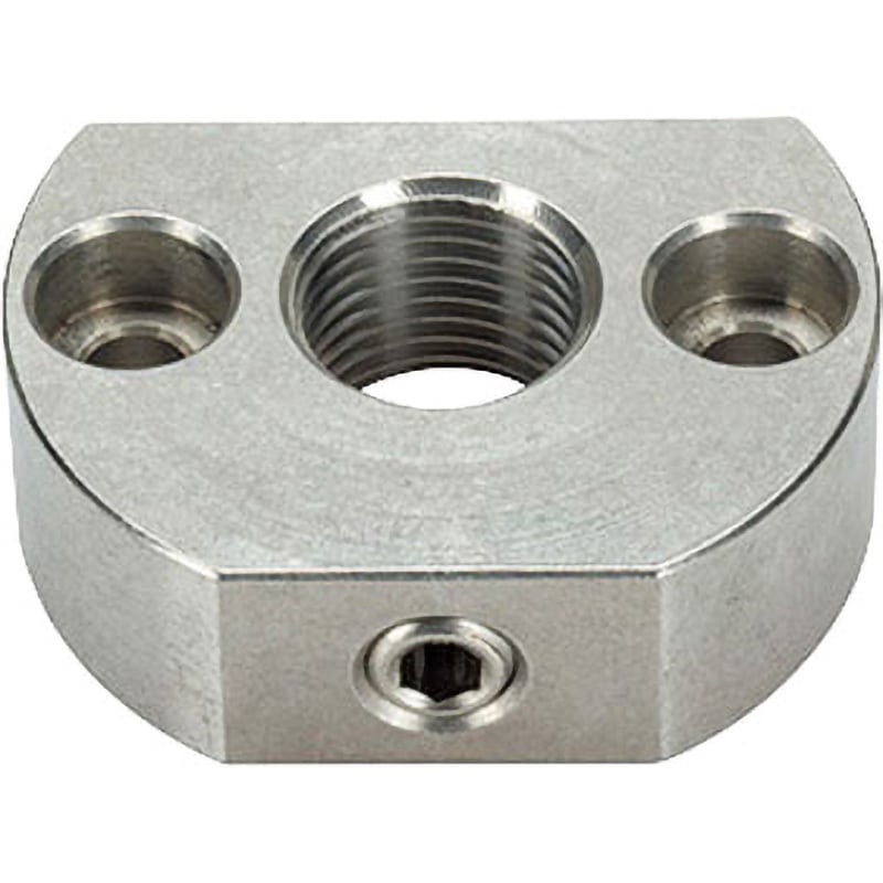 22120.0550 固定ブロック、インデックスボルト用/水平取付用(固定用穴がインデックス・ボルトと平行)/ステンレス鋼1.4305(SUS303相当) 1個 Roemheld Halder(ロームヘルド・ハルダー) 【通販モノタロウ】 5,218円